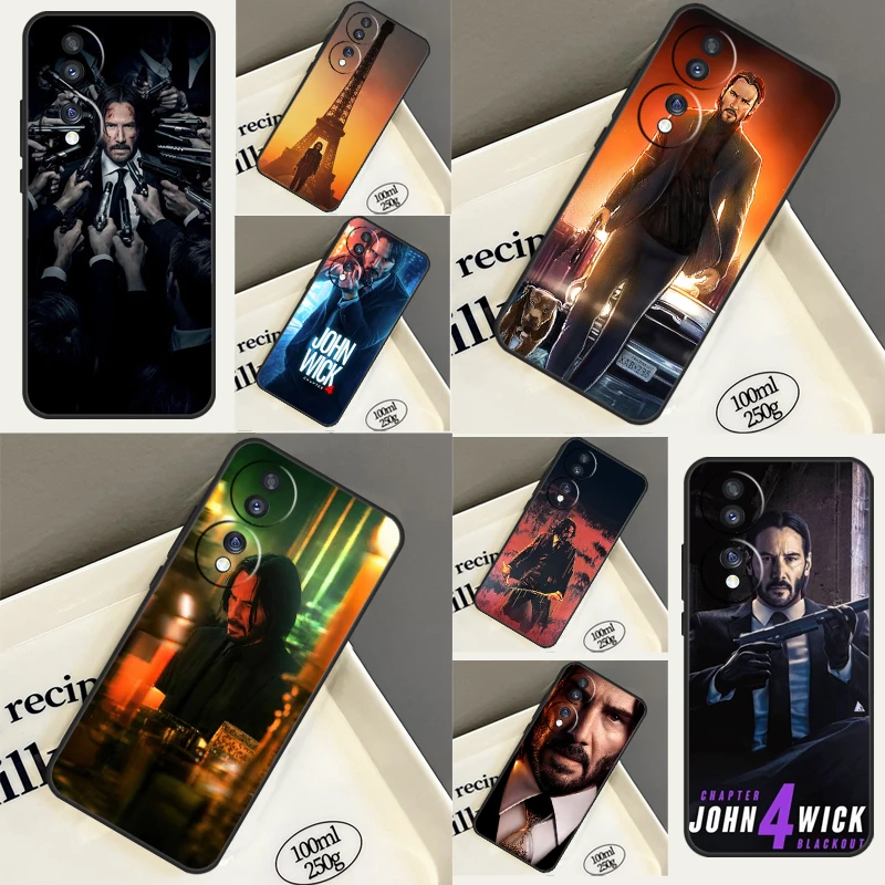 John Wick For Huawei Honor Magic 5 Lite Pro X8 X9 50 70 P20 P30 P40 P50 Nova 9 5T P Smart 2021 Case