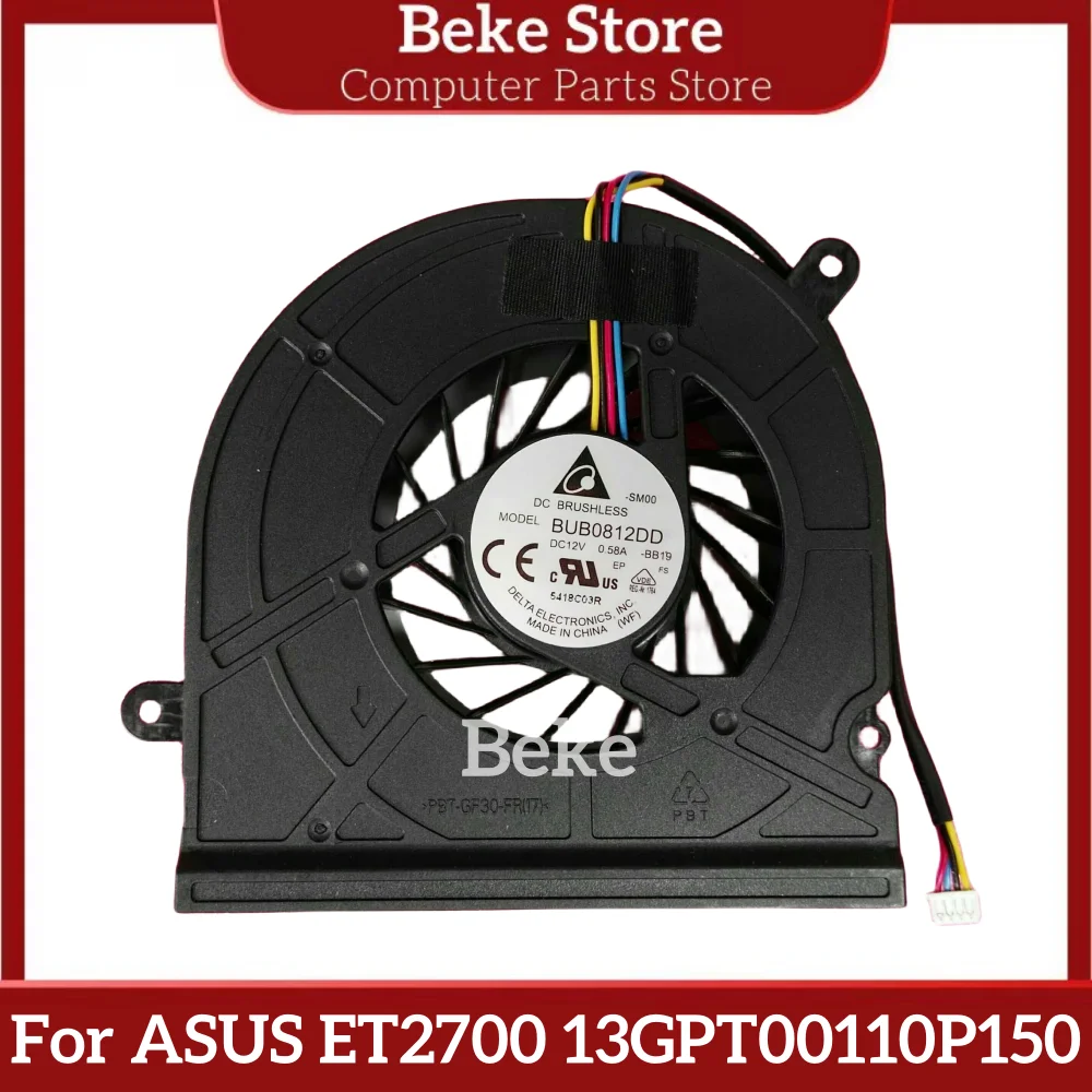 Beke New Original Laptop CPU Cooling Fan Heatsink For ASUS ET2700 BUB0812DD-BB19 13GPT00110P150 Fast Ship