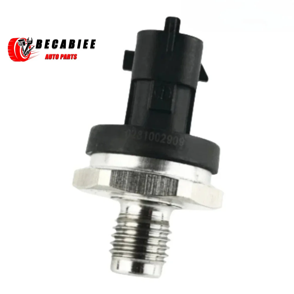 0281002909 Common Rail Fuel Pressure Sensor for Hyundai Santa Fe Elantra Kia Carens Sportage Renault Megane Scenic Laguna