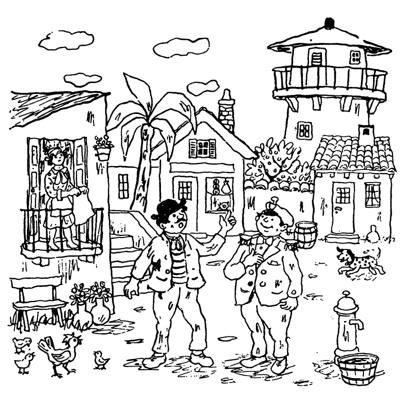 Os Residentes e Robôs da Cidade Cardamomo: Um Amado Clássico Infantil Global