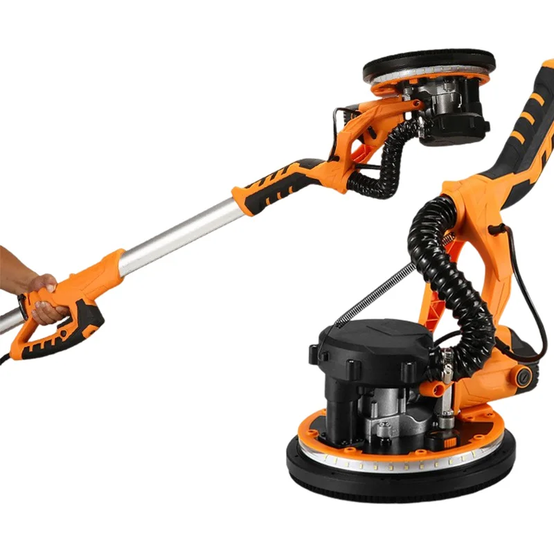 

High Efficiency Dustless Putty Wall Sanding Automatic Dust Absorption Electric Giraffe Drywall Sander Machine for Wall Ceiling