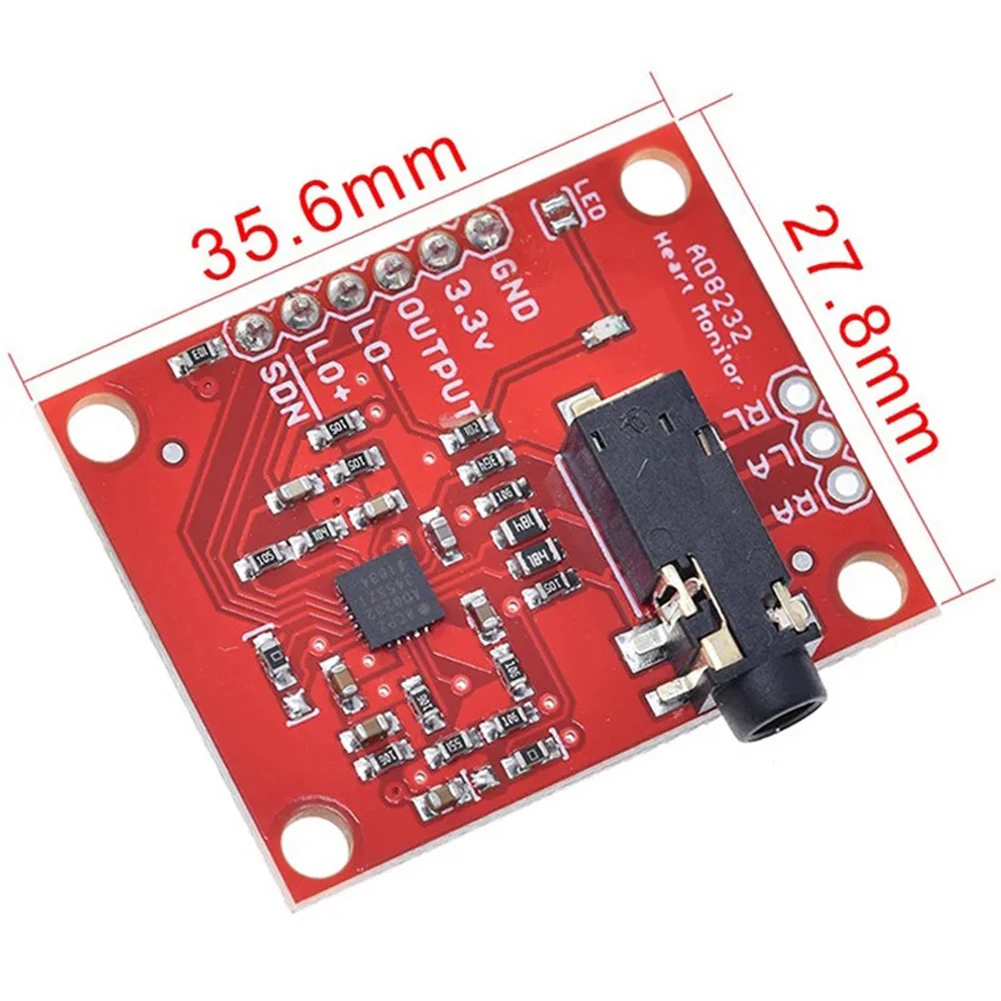 AD8232 modulo sensore elettrico muscolare bianco per facilitare la prototipazione/sviluppo segnale Raw analogico EMG raccogliere per Arduino