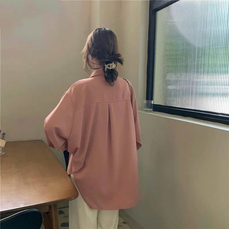 

Long Sleeve Shirts Womens Chiffon Button Down Blouses Lantern Sleeves Y2K Style Feminine Retro Autumn Streetwear Party Clothing