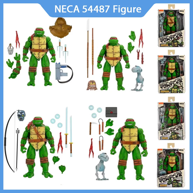 

Фигурки героев аниме Neca 54487, фигурки черепашек, Рафаэль, Микеланджело, Леонардо, Донателло, оригинальная коллекционная игрушка