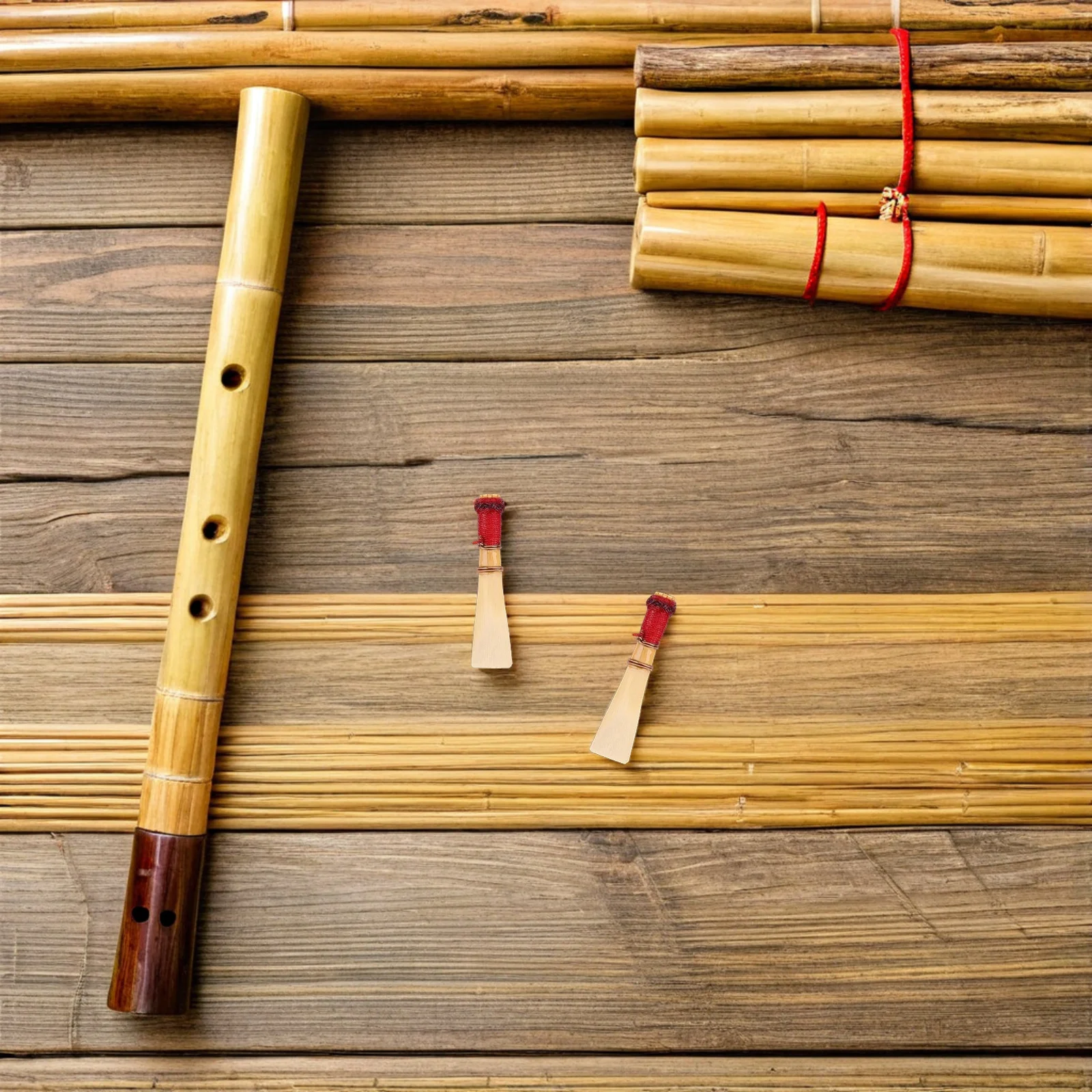 

5Pcs Medium Bassoon Reeds Natural Reed Material for Students Professionals Replacement Woodwind Accessories Precision Crafted