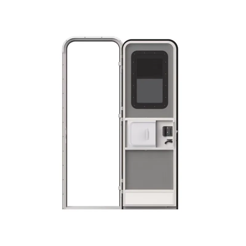 Aluminum alloy doors RV doors for entrance doors with tempered glass windows