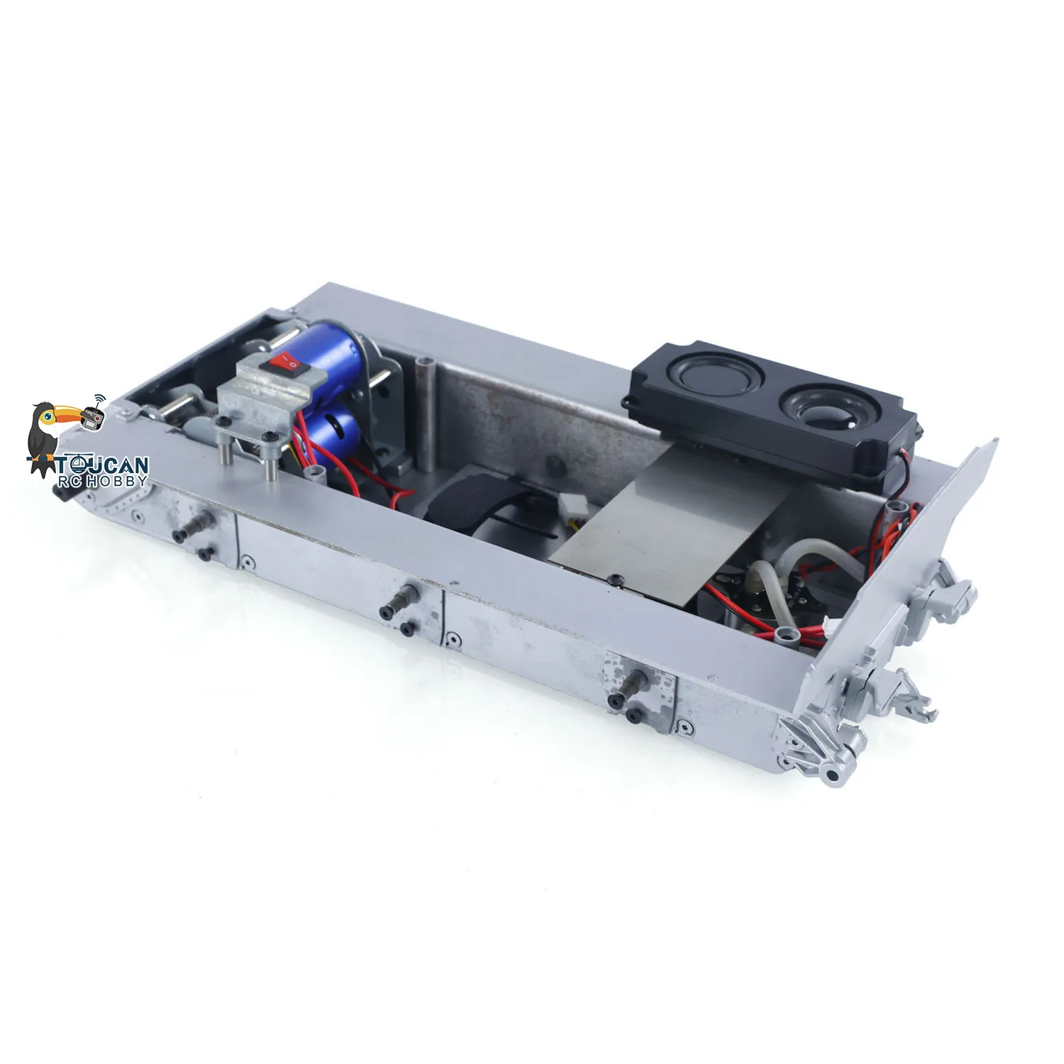 Metallgehäuse Raucheinheit Getriebe Power Motor Lautsprecher für RC Panzer Heng Long 1/16 RC Kampfpanzer 3898 USA M4A3 Sherman Modell