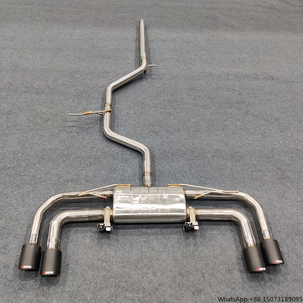 High Performance Stainless Steel Escape Valved Sport Exhaust System Catback Exhaust for A3