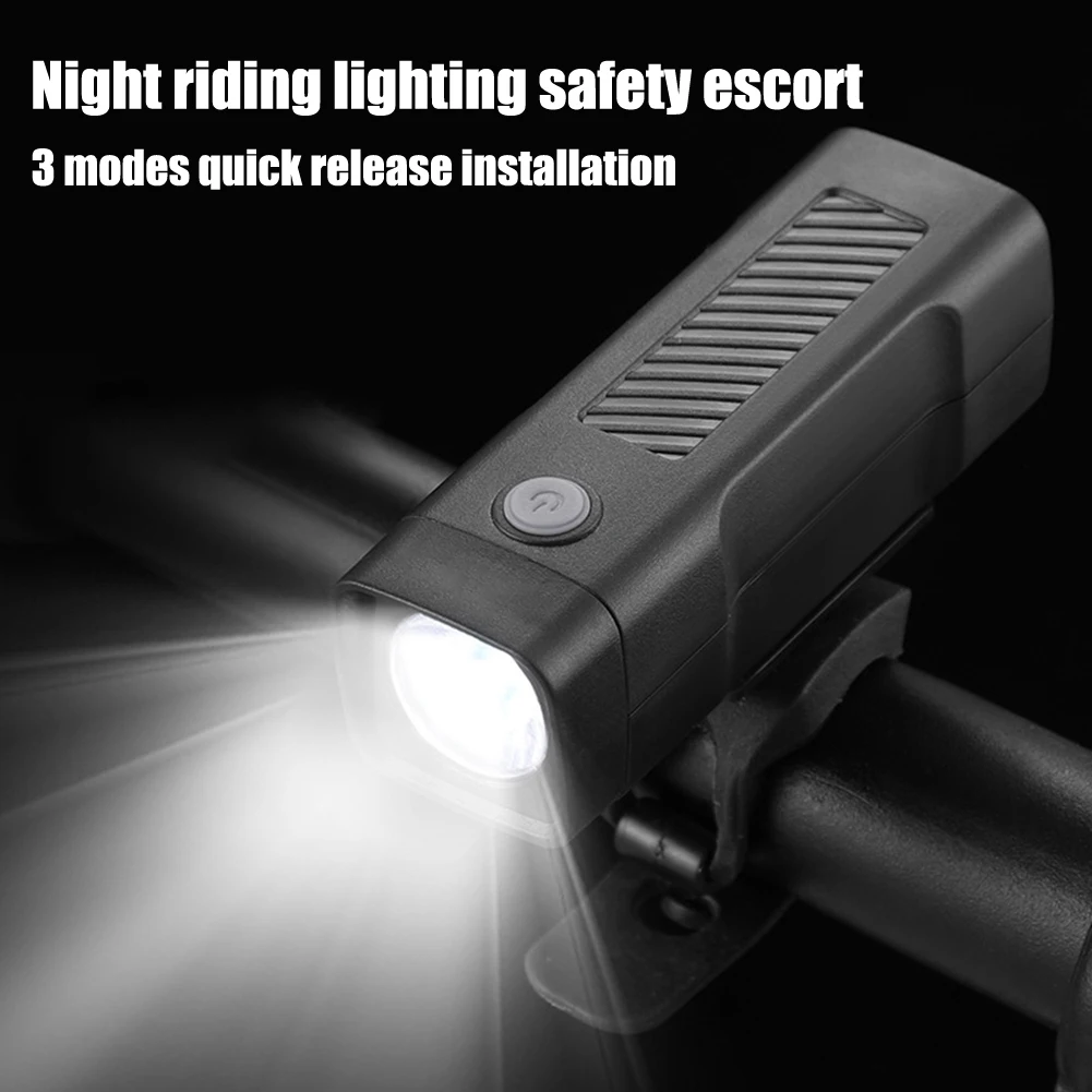 Brand New Bike Front Light Bicycle Bike Light 500mAh USB Rechargeable Easy To Install Bicycle Accessories Cycle Equipment Light