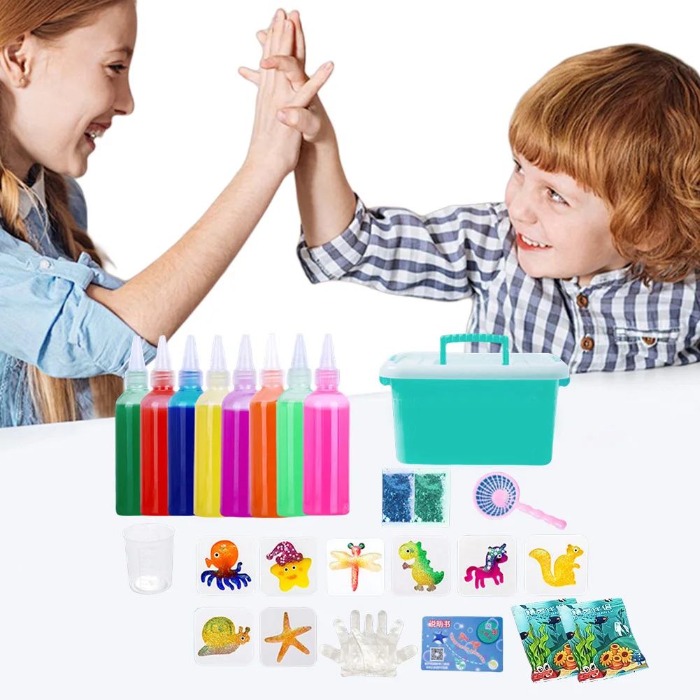 Kit de brinquedo elfo mágico água fada água gel kit artesanal brinquedo água aniversário presentes natal para crianças festa favores