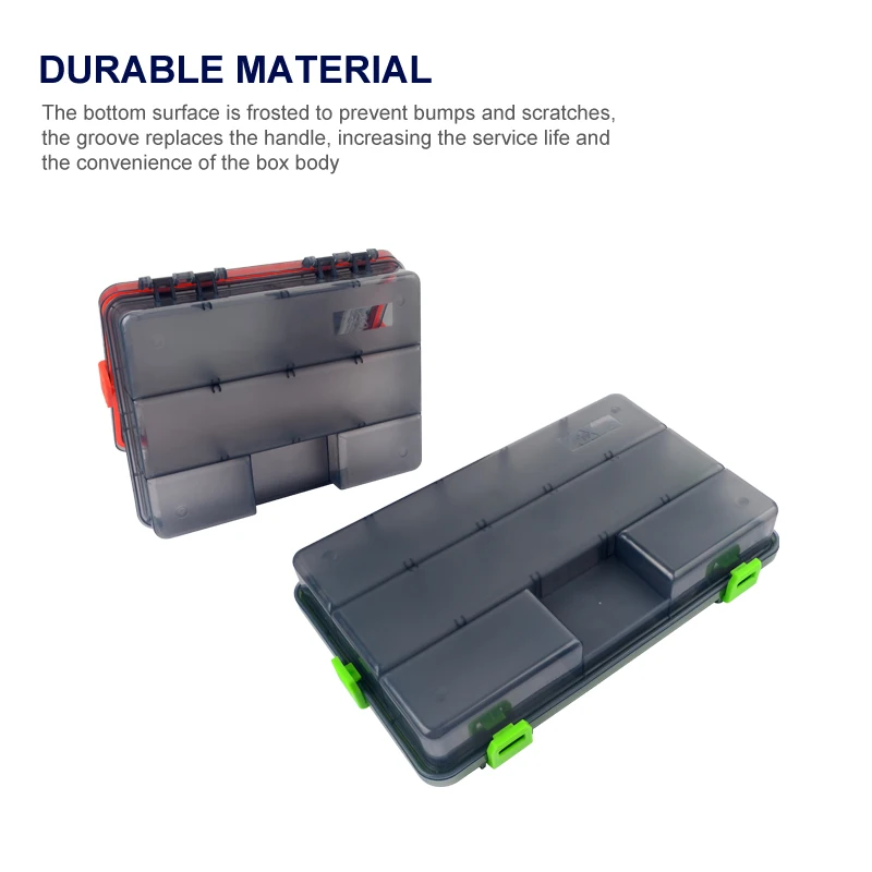 Fishing Tackle Box Multifunctional Fishing Bait Container Portable Bait Storage Tool Box Sealed Waterproof Large Capacity