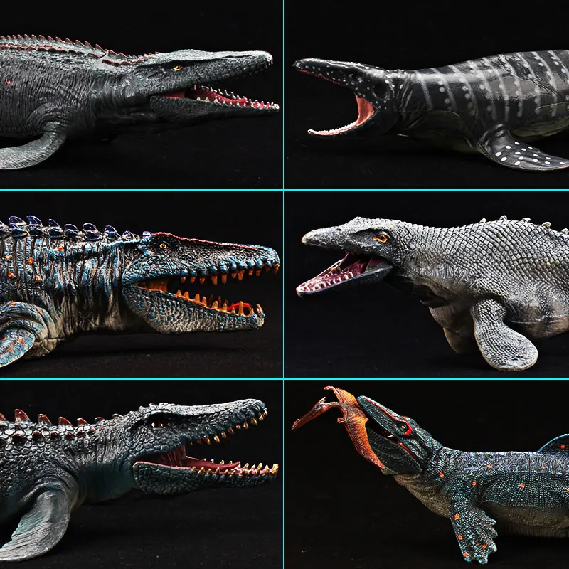 Lebensechte Mosasaurus Modell Simulation Jurassic Dinosaurier Action Figur Pädagogisches PVC Spielzeug für Kinder Dekor Geschenk