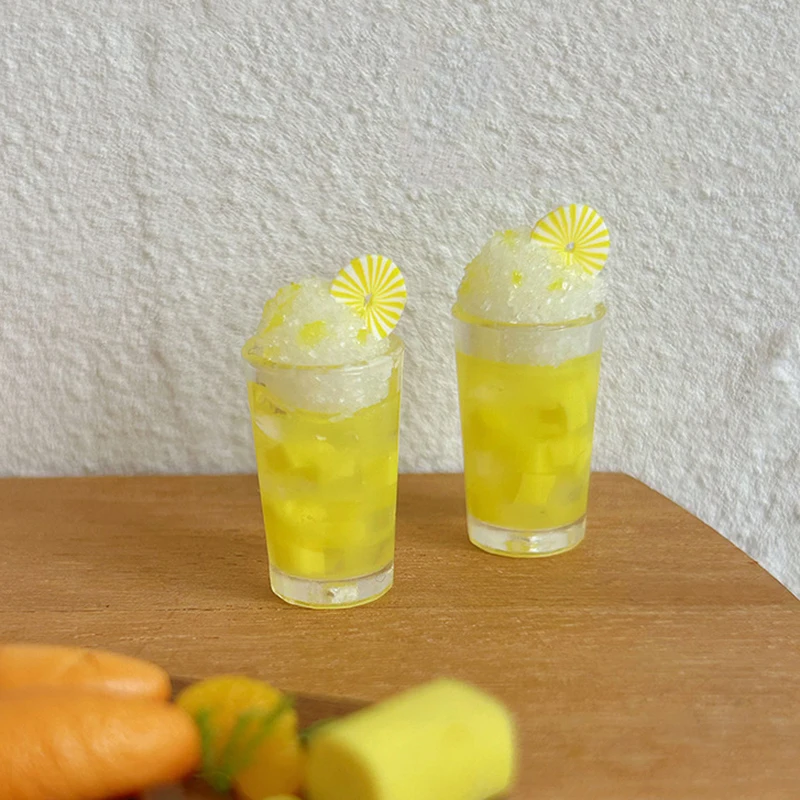 

1/12 кукольный домик, мини-ананас, смузи, чашка для напитка, модель кукольного домика, микросцена, украшение для напитков, украшение для детей, игрушки для ролевых игр