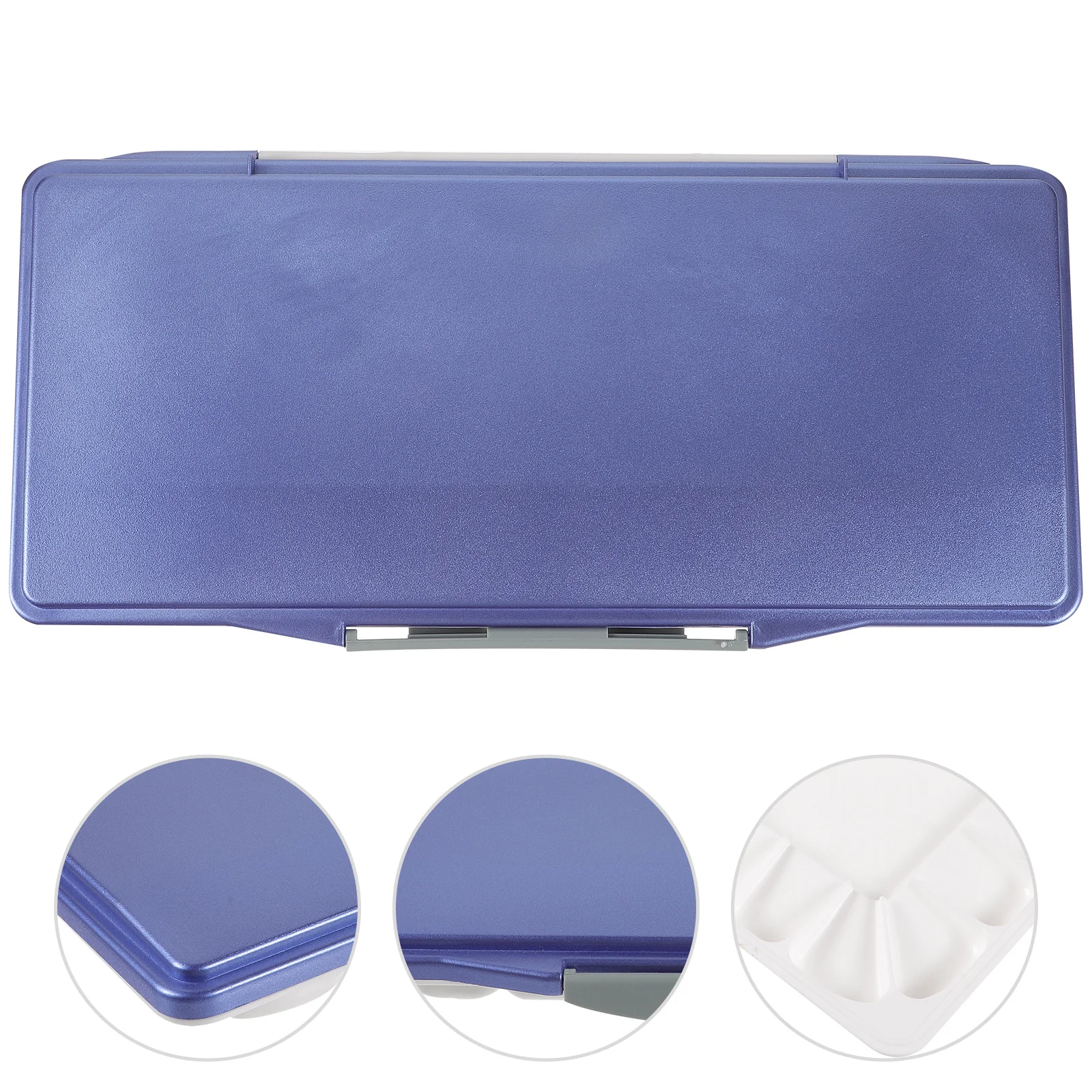 

Watercolor Paint Pan Pigment Case Trays Moisturizing Portable Mixing Compartments Cases Plastic Empty