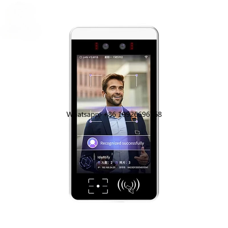 

8 Inch Android Biometric Face Recognition Access Control System NFC QR Code 4G/WIFI Reset OEM ODM Supported Facial