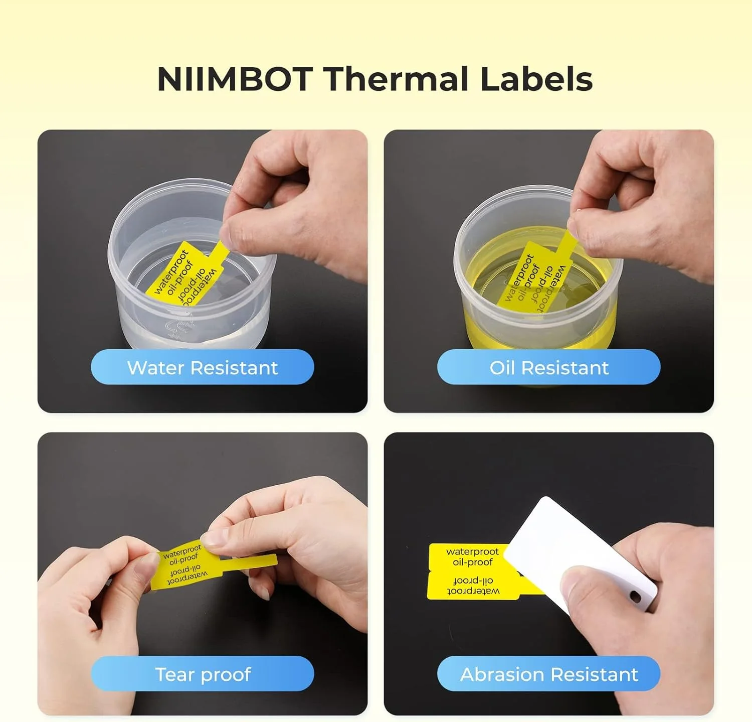 Niimbot D110 Mini Smart Portable Label Printer Thermal Cable Sticker Adhesive Waterproof Identification Fiber Tag For D101/D11/H