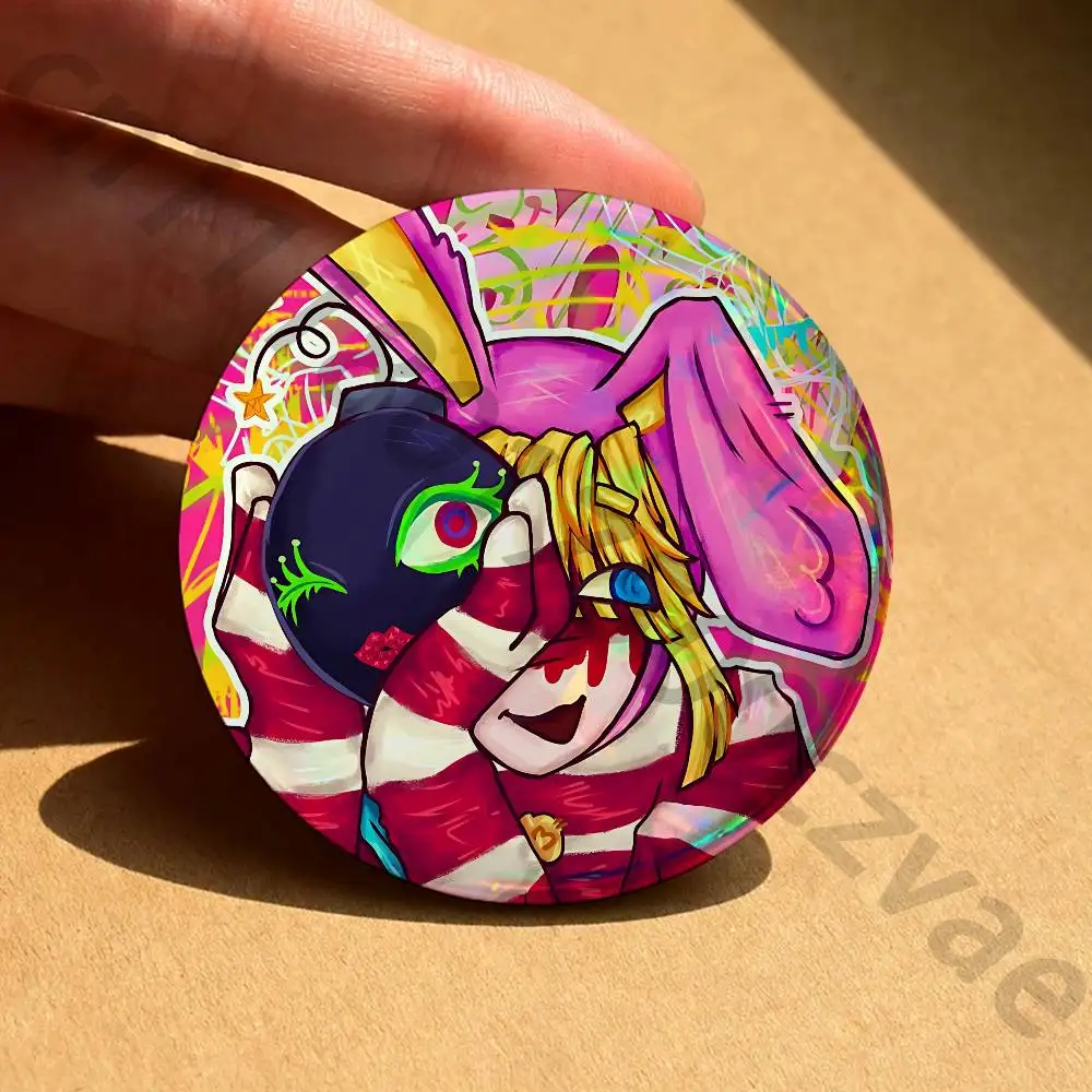 P-Popee T-The P-Performer 32/44/58mm Handmade Pins Round Brooch Badge Backpacks Clothes Jewelry Gifts