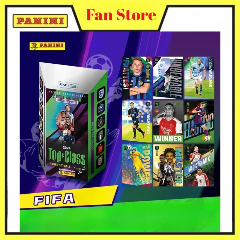 Tarjetas Coleccionables de Fútbol FIFA Panini 2024, Colección de Estrellas del Manchester United, Real Madrid, AC Milan, Juego de Tarjetas, Regalo para Fanáticos