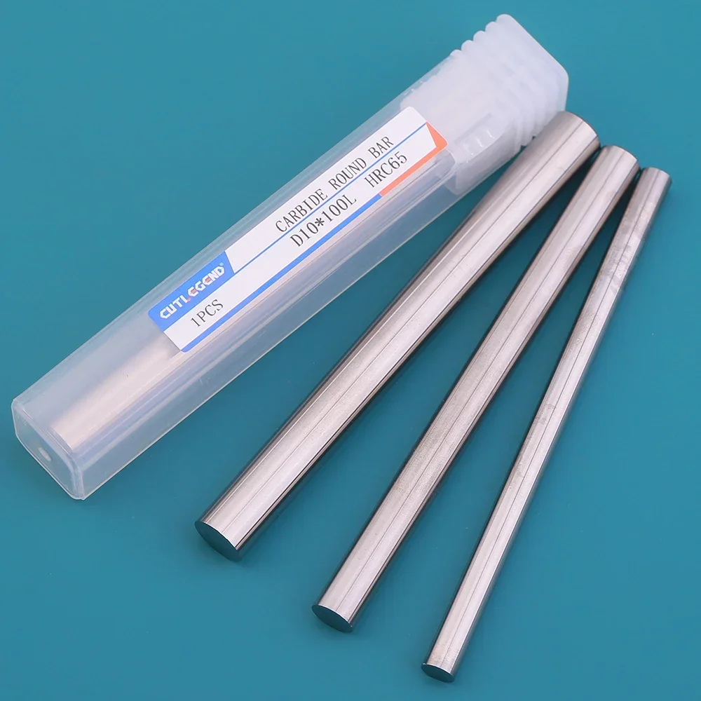HRA94 Solid Carbide Round Rod 3-20mm Dia 50MM/75MM/100MM Length Wear Resistant and High Hardness Alloy Bar CNC Machine Tools