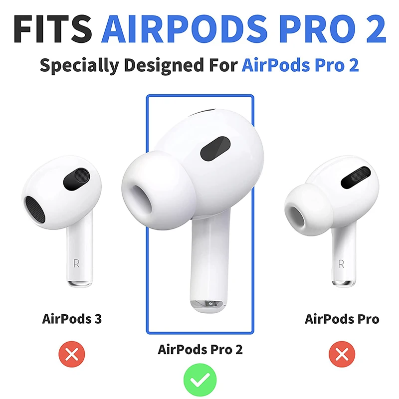 Eartips para airpods pro 2 capas de pele capa protetora pontas de