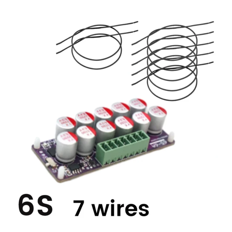 6A Active Equalizer Whole Group Balancer Lifepo4 18650 Lithium Battery Energy Transfer 4S 6S 17S Equalization Capacitor