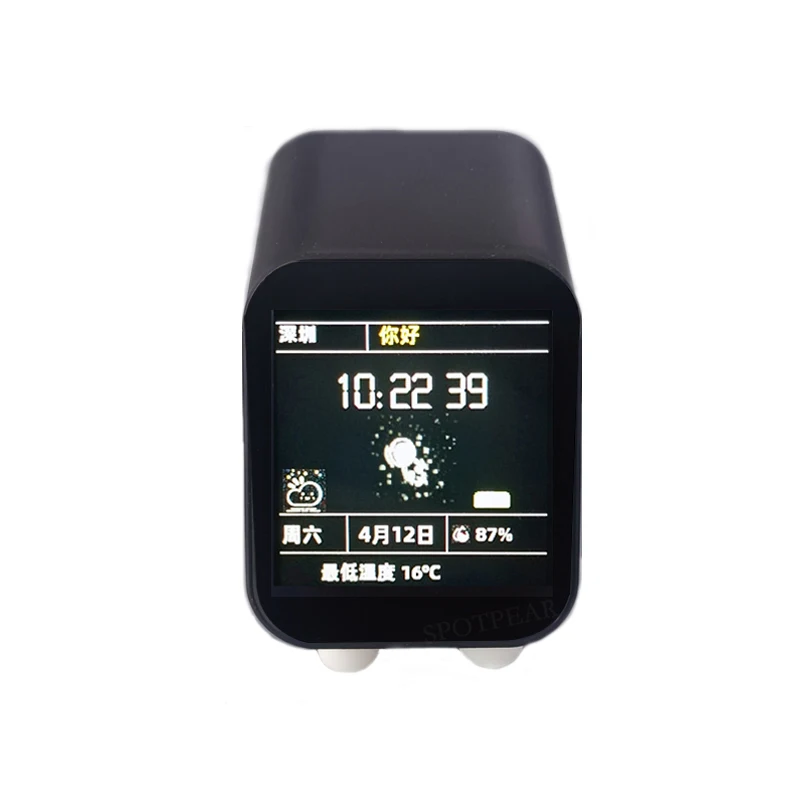 ل XiaoZhi DeepSeek AI الدردشة روبوت ESP32-S3 1.54 بوصة LCD N16R8 مجلس التنمية شاشة عرض واي فاي محطة الطقس TimeClock #6