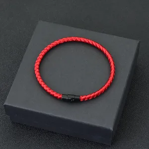 Gelang Tali Lunas Grade A Gelang Benang Merah Keberuntungan Pria Gelang Menarik Pasangan Mirco Magentic Gelang Kekayaan Kemakmuran Brazalete 8 pencocokan pasangan penjualan terbaik - №