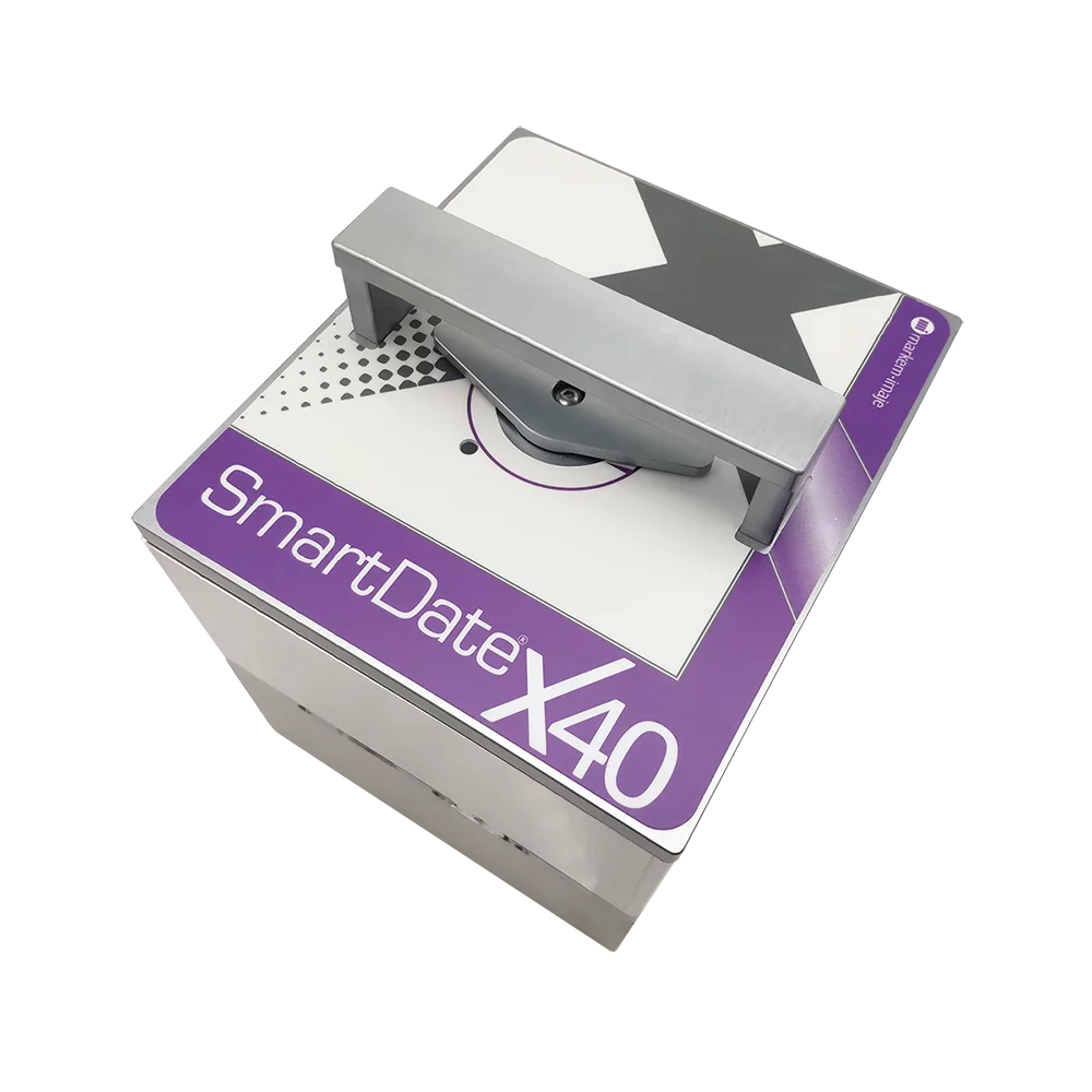Automatic Date And Batch Number Coder Markem Imaje Smartdate Printer X40 With 32mm Printhead