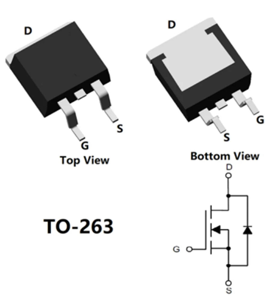 (10 قطعة) R8002ANJ TO-263 R8002 TO263 Nch 800V 2A الطاقة MOSFET أشباه الموصلات #1