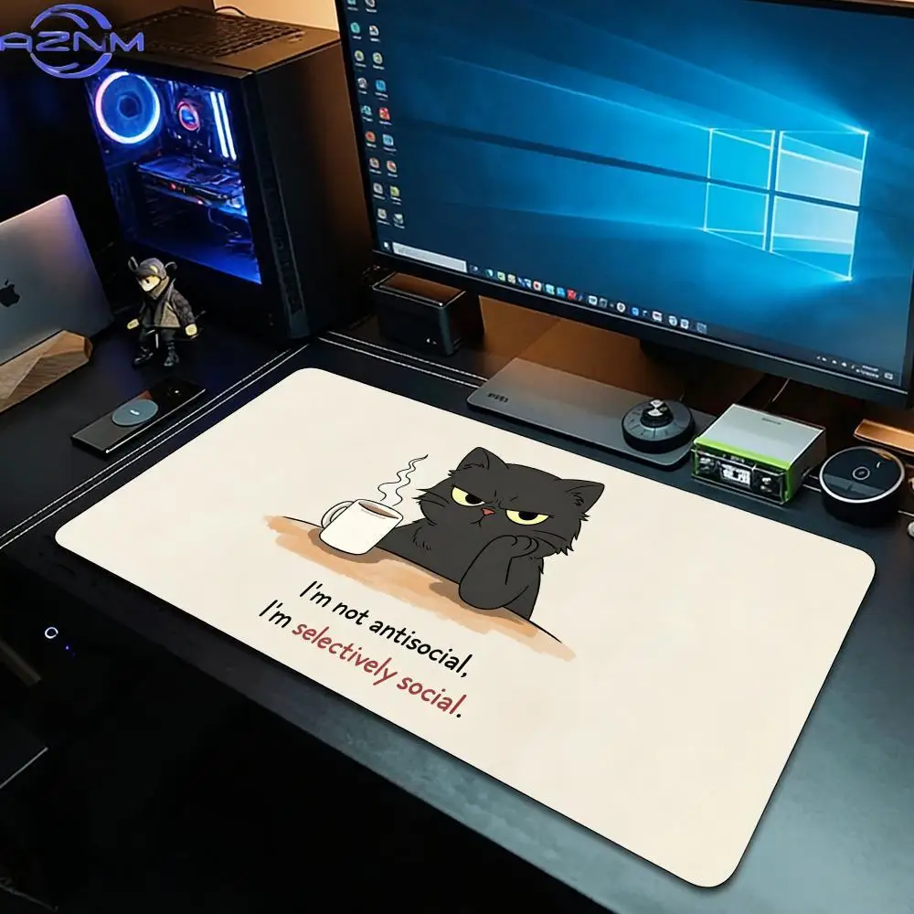 Cat Mousepads Desk Rug Cute Mousepad XXL Large Mouse Mat  Desk Pad Table Carpet Original Mouse Pad High Quality