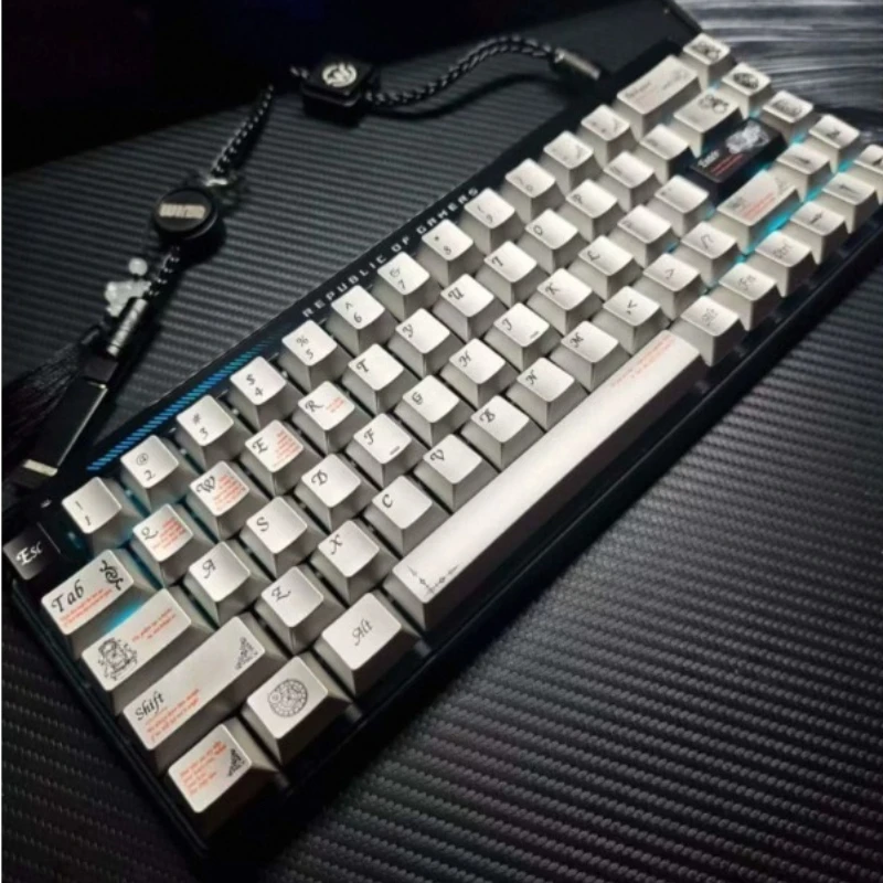 

Оригинальные металлические серебряные колпачки для клавиш, изготовленные на заказ цветные колпачки для клавиш Franc Craft, адаптируемые до 87, металлические глянцевые колпачки для клавиш Artisan для подарка