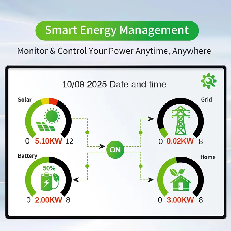 DEYE Complete Solar System 15KW 20KW 30KW 50KW 100KW 200KW Hybrid Off-Grid Power Station with LiFePO4 Battery Solar Panel Set
