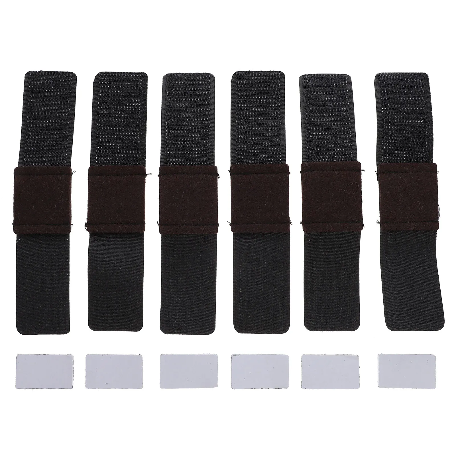 

6pcs Furniture Leg Protectors Durable Cloth Anti Slip Table Feet Covers Chair Mats Black Desk Protective Cover Easy Install
