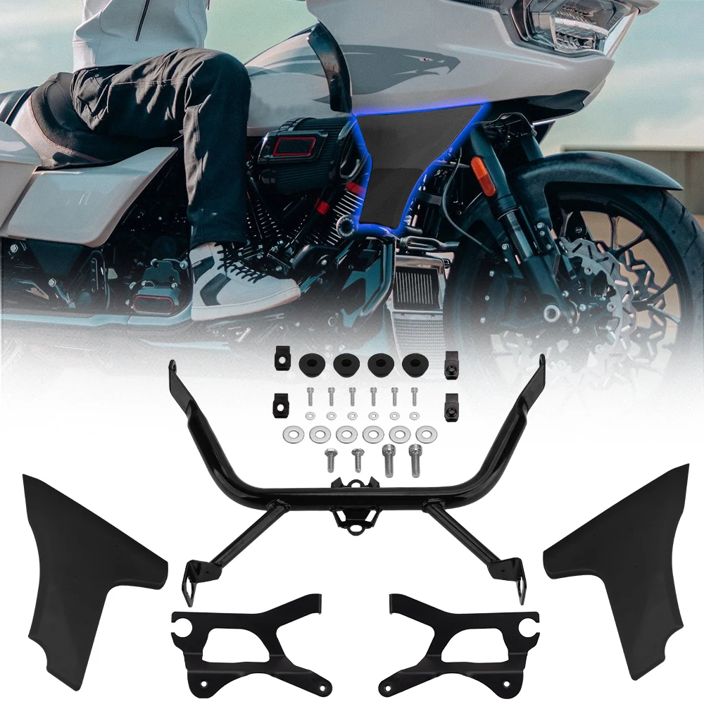 

For Harley Touring CVO Road Glide ST FLTRXSTSE 2024 FLTRXSE 2023 Motorcycle Accessories Side Fairing Panel Support Bracket Kits