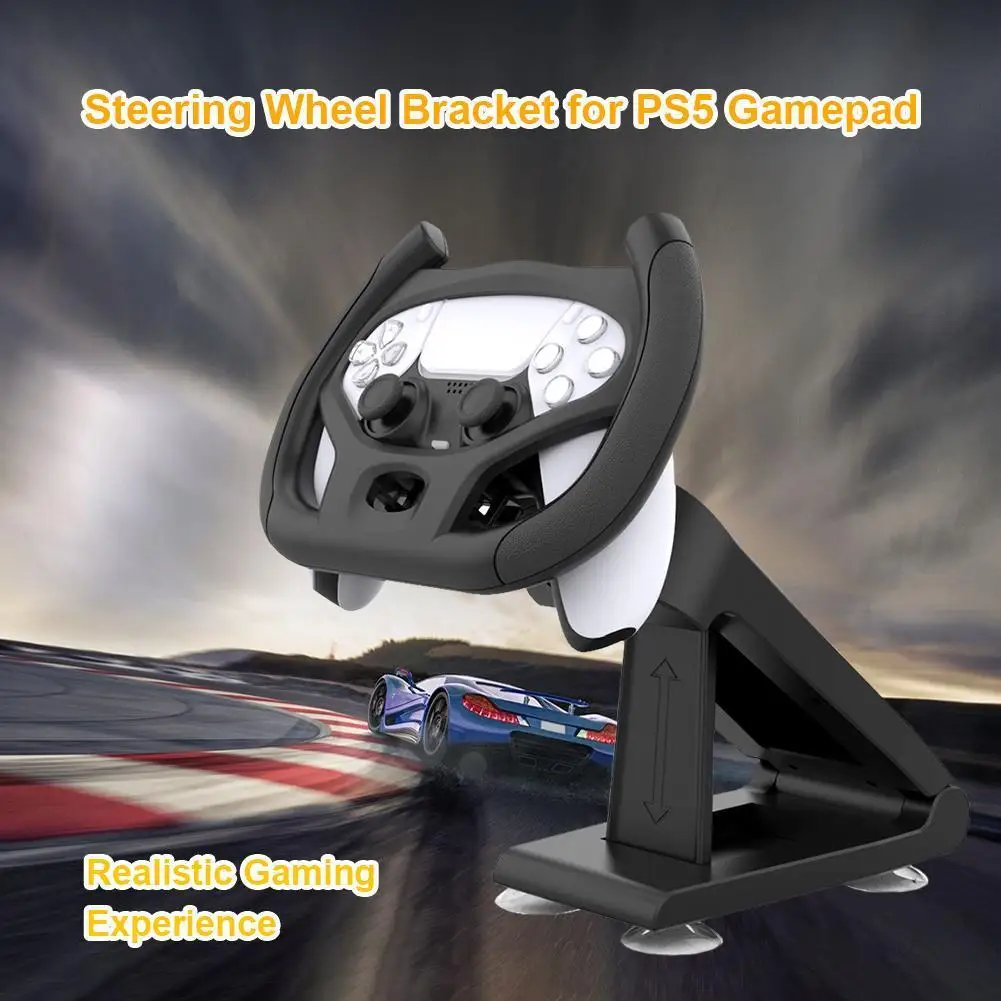 

Racing Games Steering Wheel for Playstation 5 PS5 Gaming Controller Pro Handle