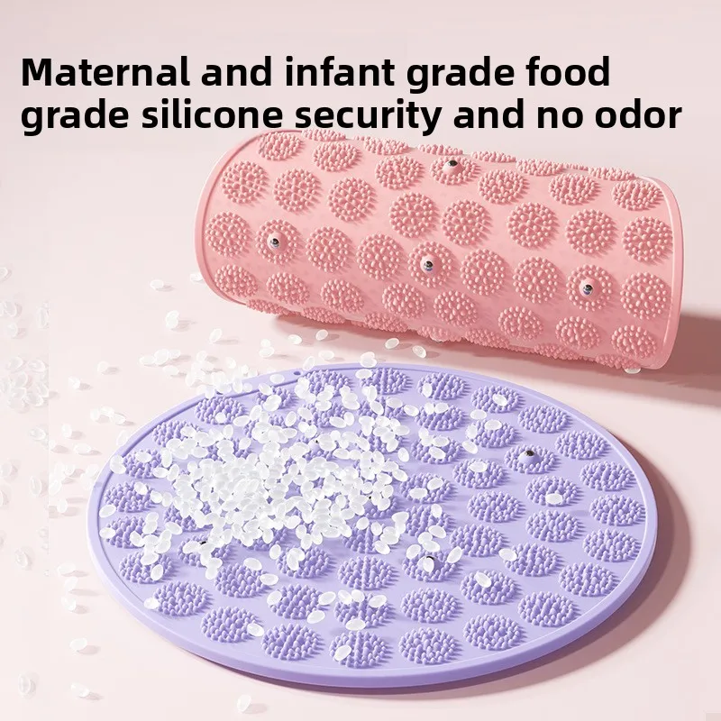 New Silicone Acupressure Plate Double-sided Treadable with Magnetic Therapy Home Thickened Super Jogging Meridian Massage Pad
