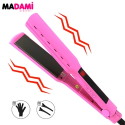 Hair Straightener Curler 480 Degrees High Temperature Titanium Plate Vibrating Flat Iron Keratin Treatment Hair Styling Tool