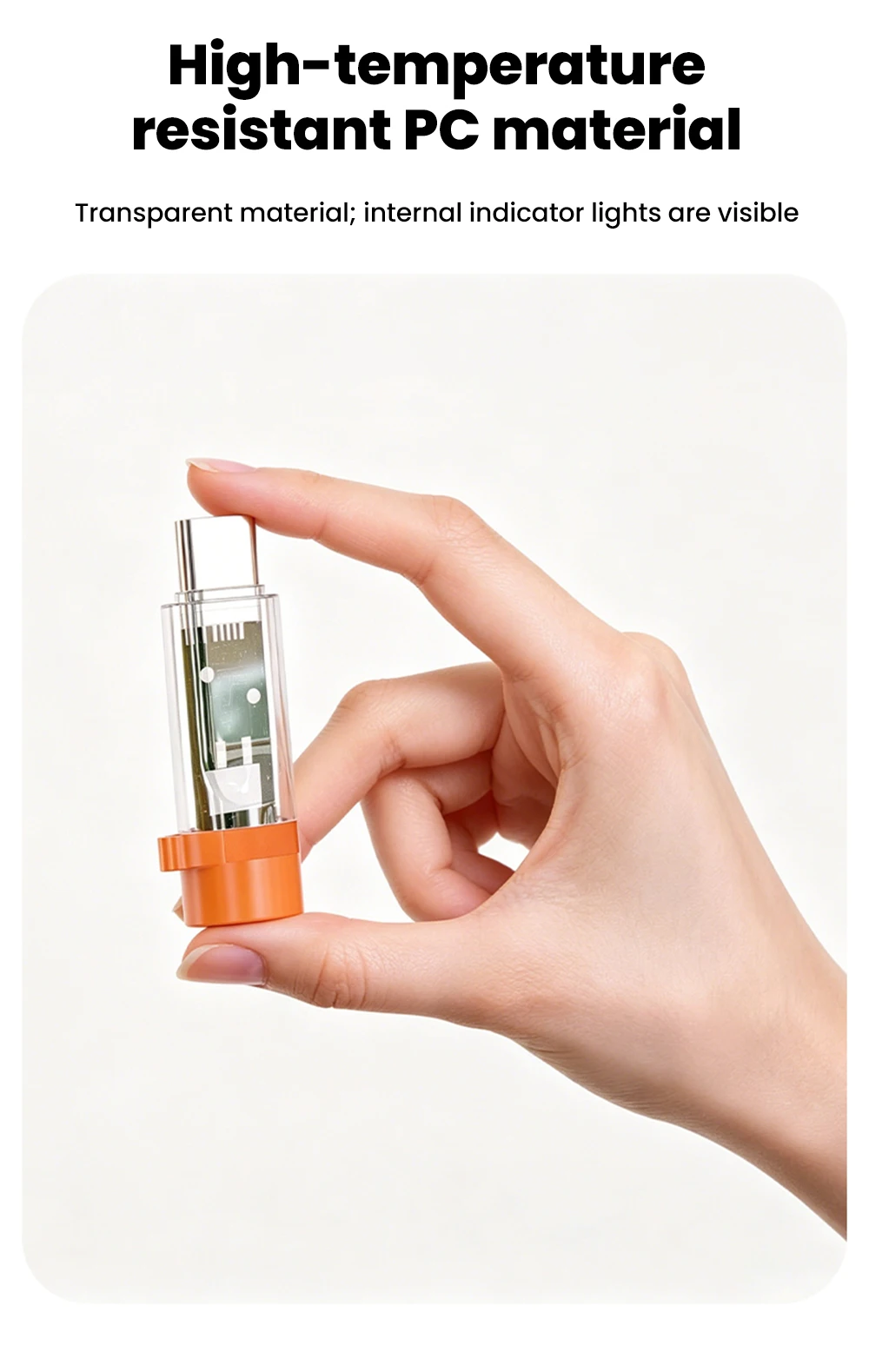 Tragbarer Mini Typ-C Handy-Zigarettenanzünder-Adapter, Windfester Outdoor-USB-C-Zigarettenanzünder für iPhone 15 16 17 – Detail 5