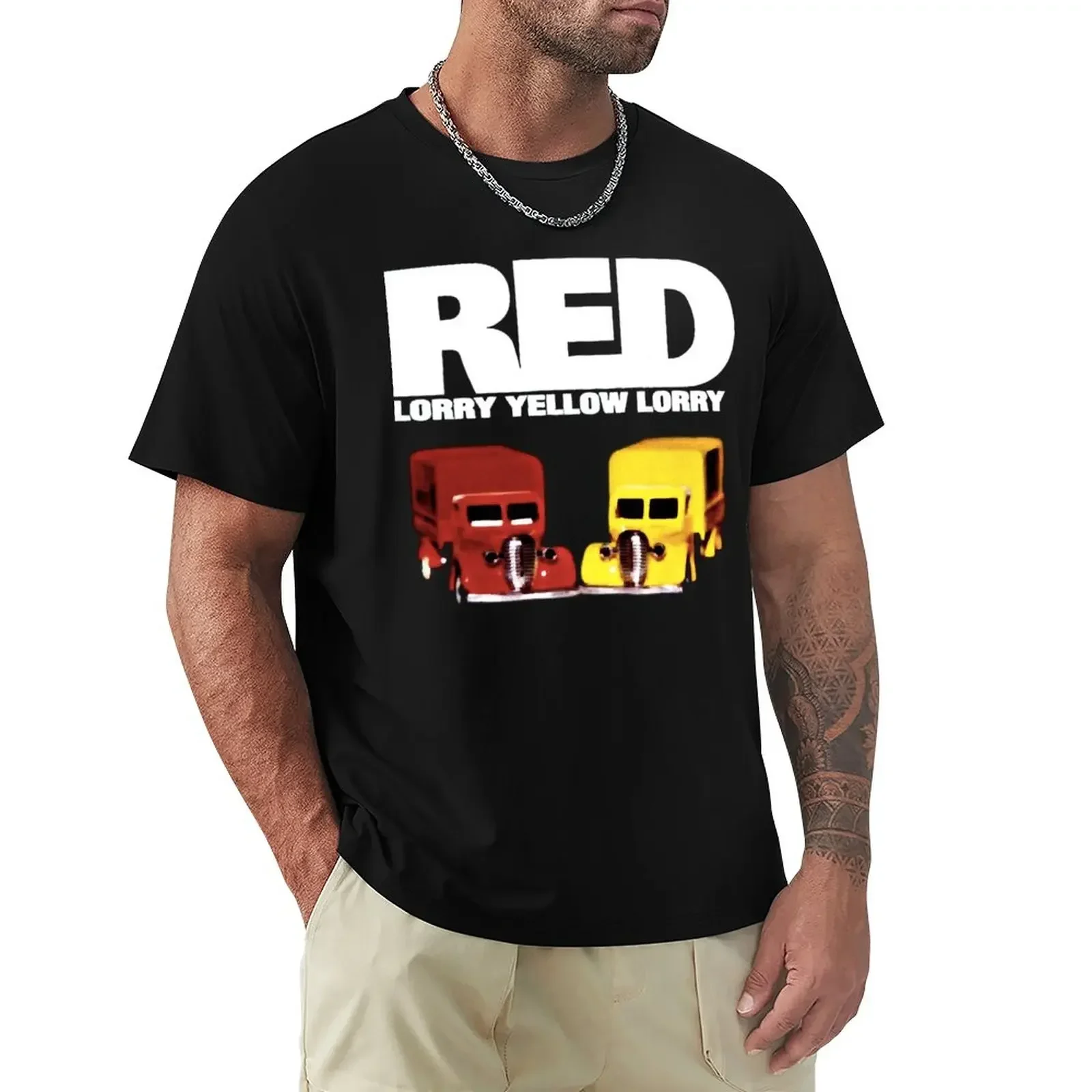 Red Lorry Yellow Lorry T-Shirt blacks quick drying mens graphic t-shirts Unisex T-shirts for Men Women Summer Tees