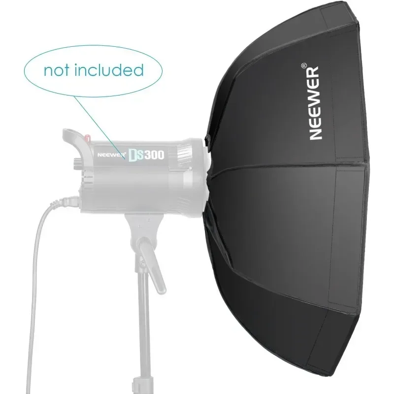 60 cm Octagonal Softbox and Beauty Dish Photo Studio Combination , Perfect for Portrait, Product Photography and Video Shooting