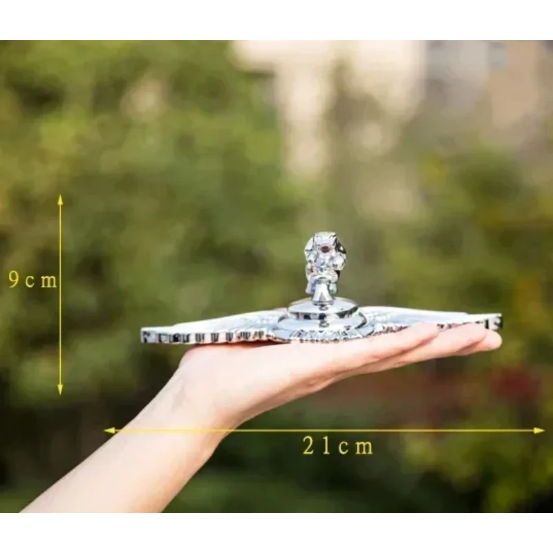 ثلاثية الأبعاد سيارة معدنية كروم الجبهة هود بونيه شعار غطاء ملصق ل جاكوار XF XJ XE XK XKR XFL XJS E Pace F Pace S نوع X نوع Ftype