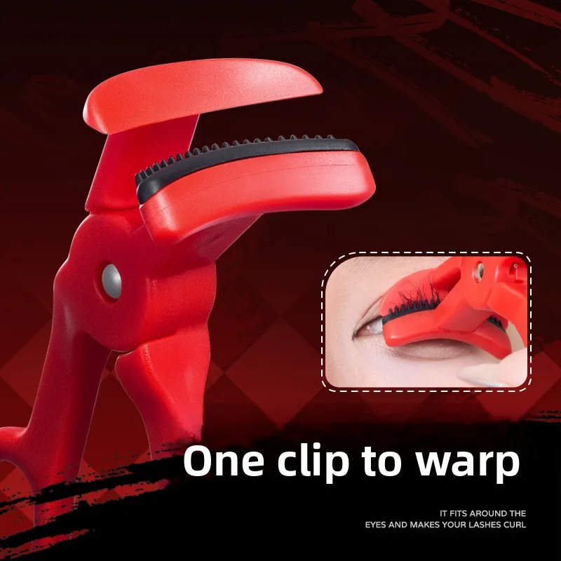 

LISHU Frameless Eyelash Curler with Comb Teeth, Wide Angle, Long Lasting Curl for Sunflower/Fanned-Out Effect