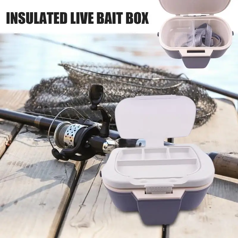 

Fishing Lure Storage Case Bait Waist Backpack Portable Insulated Lure Storage Case Tackle Accessory Organizer Waist Backpack For