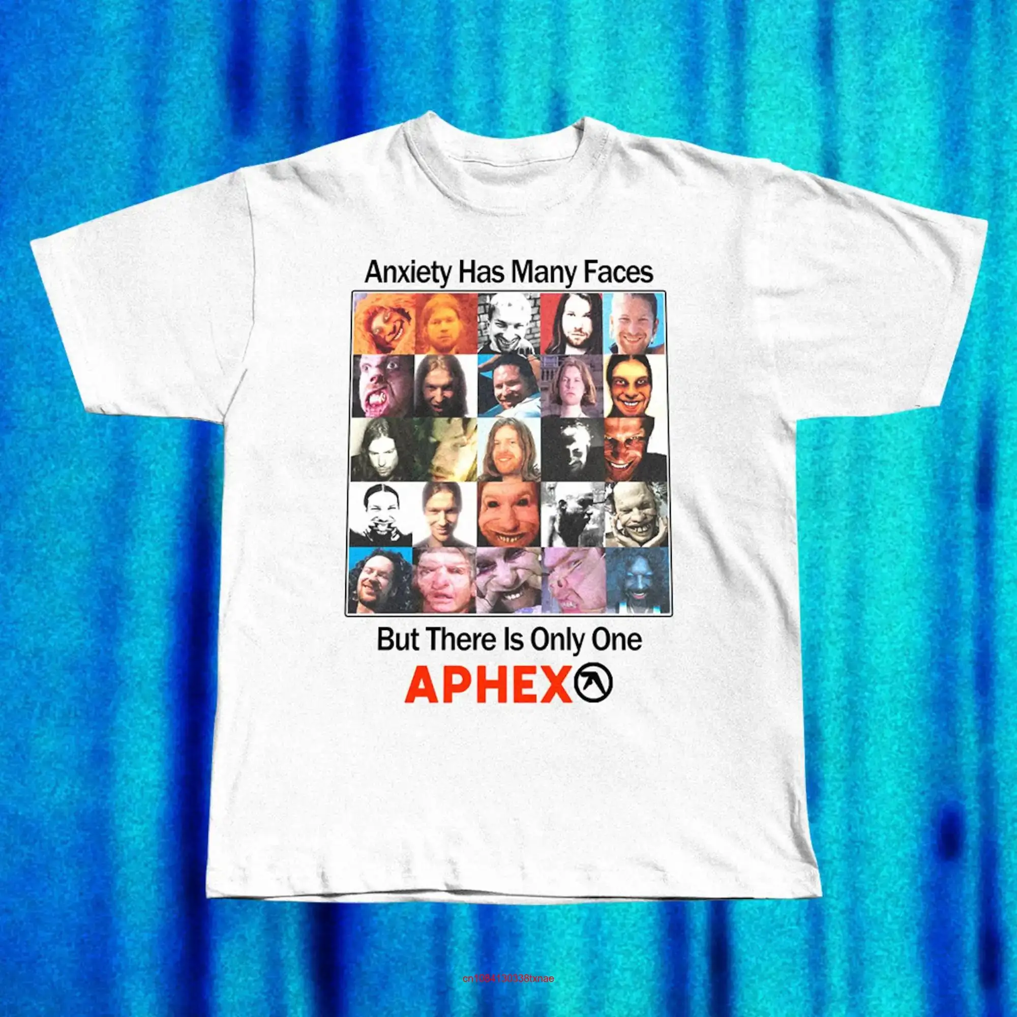 Беспокойство имеет много лиц, но есть только одна двойная пародия APHEX, Винтажная футболка с длинным или коротким рукавом