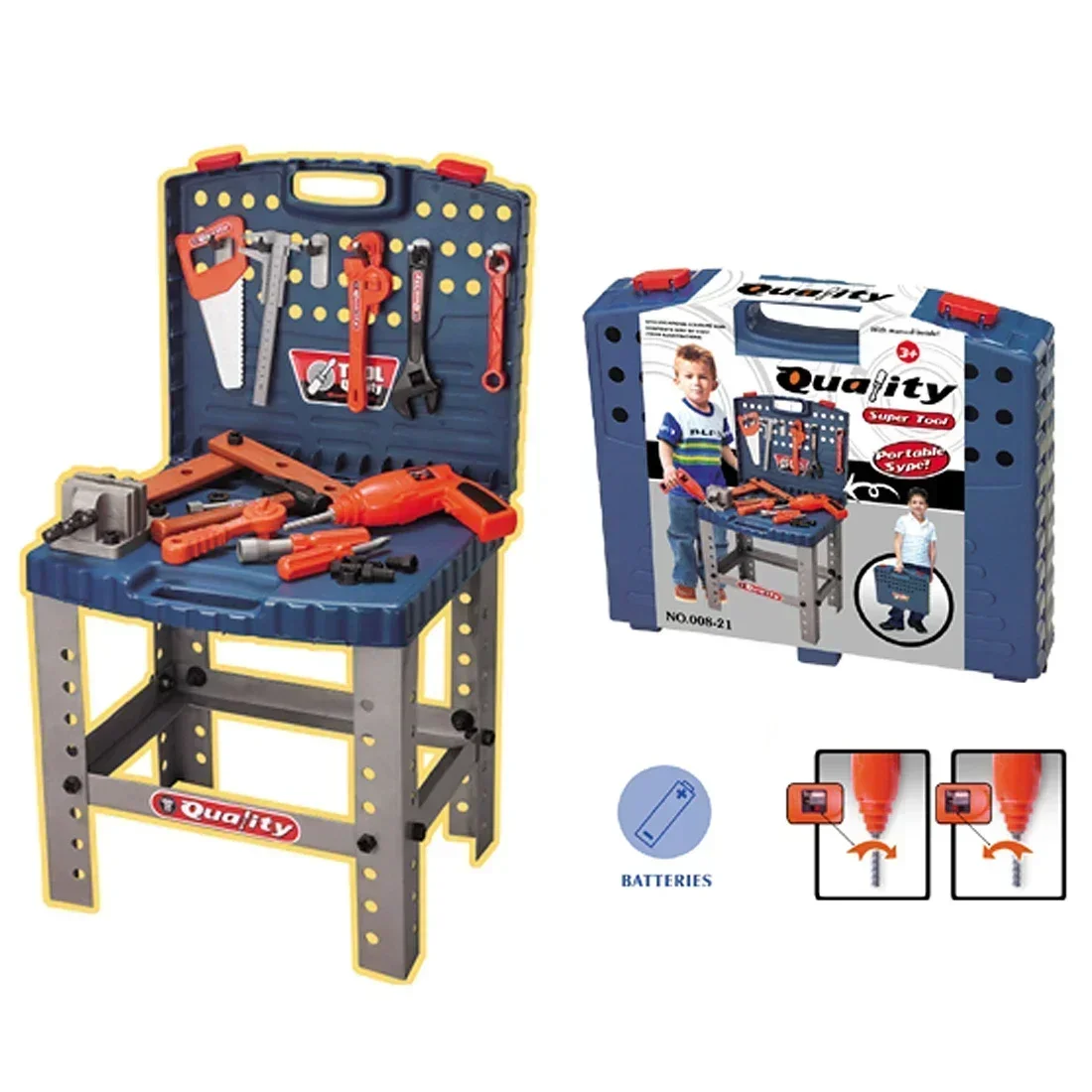 67 teile/satz Tragbare Toolbox Werkzeug Stehen Werkzeug tisch Pädagogisches Intelligenz Spielzeug Elektrische Wartung Werkzeug Reparatur Kit spielzeug kinder geschenk