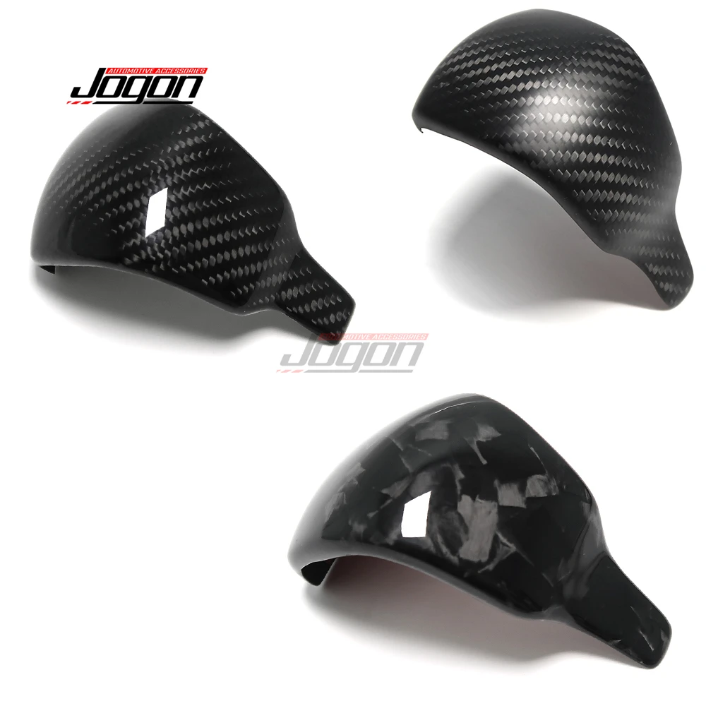 Carbon Fiber For Dodge RAM 1500 TRX 2019 2020 2021-2023 Car Interior Central Gear Shift Head Knob Panel Cover Trim Accessories