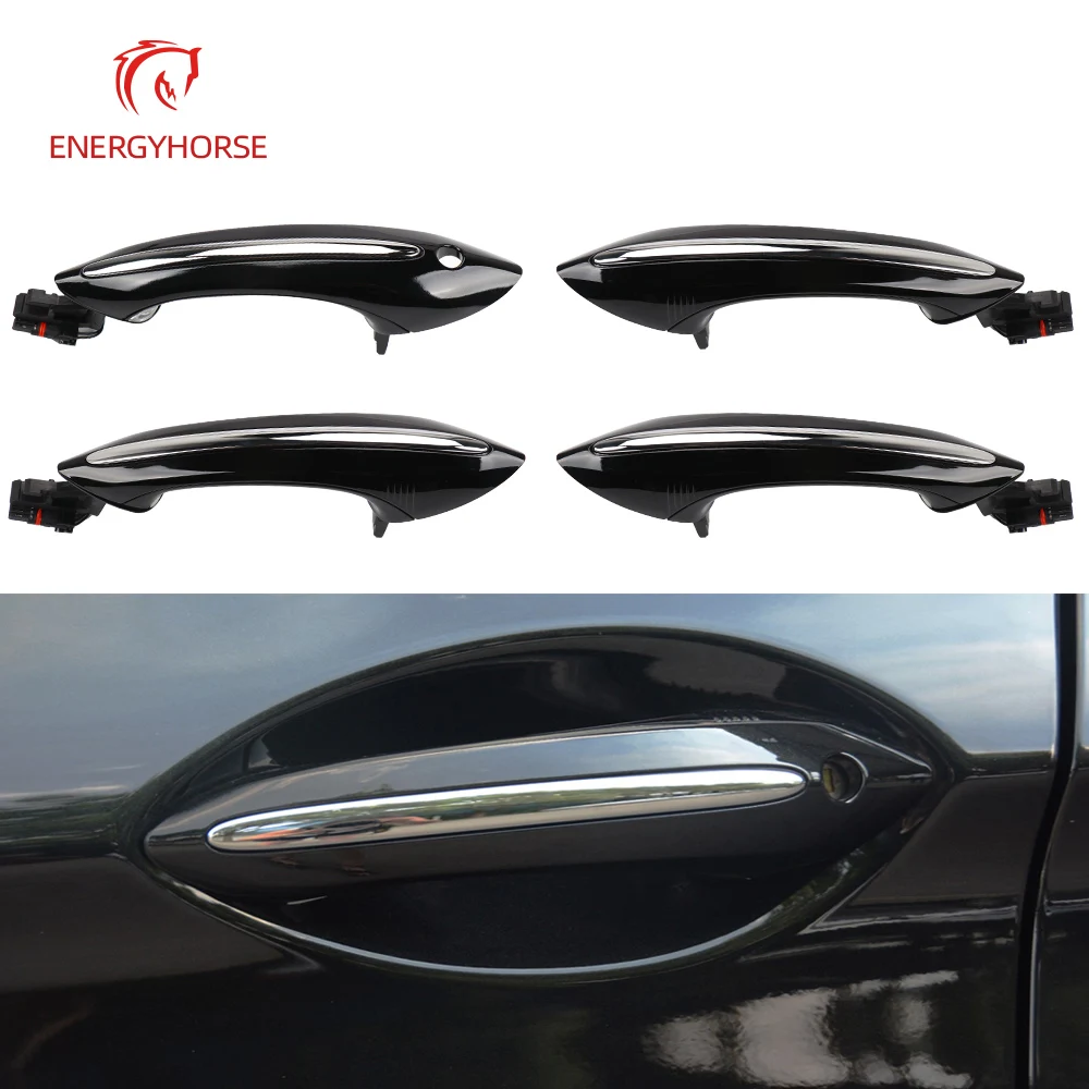 

For BMW F10 F07 F02 Black With Comfort Access Outside Door Handle For BMW 5 6 7 Series 525 528 530 535 730 740 750i 51217231931