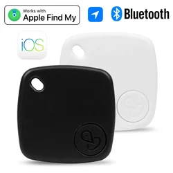CUSAM Bluetooth Smart Tag Mini GPS Tracker Locator Anti-lost Alarm for Key Wallet Bag Luggage Pet Finder Work with Apple Find My