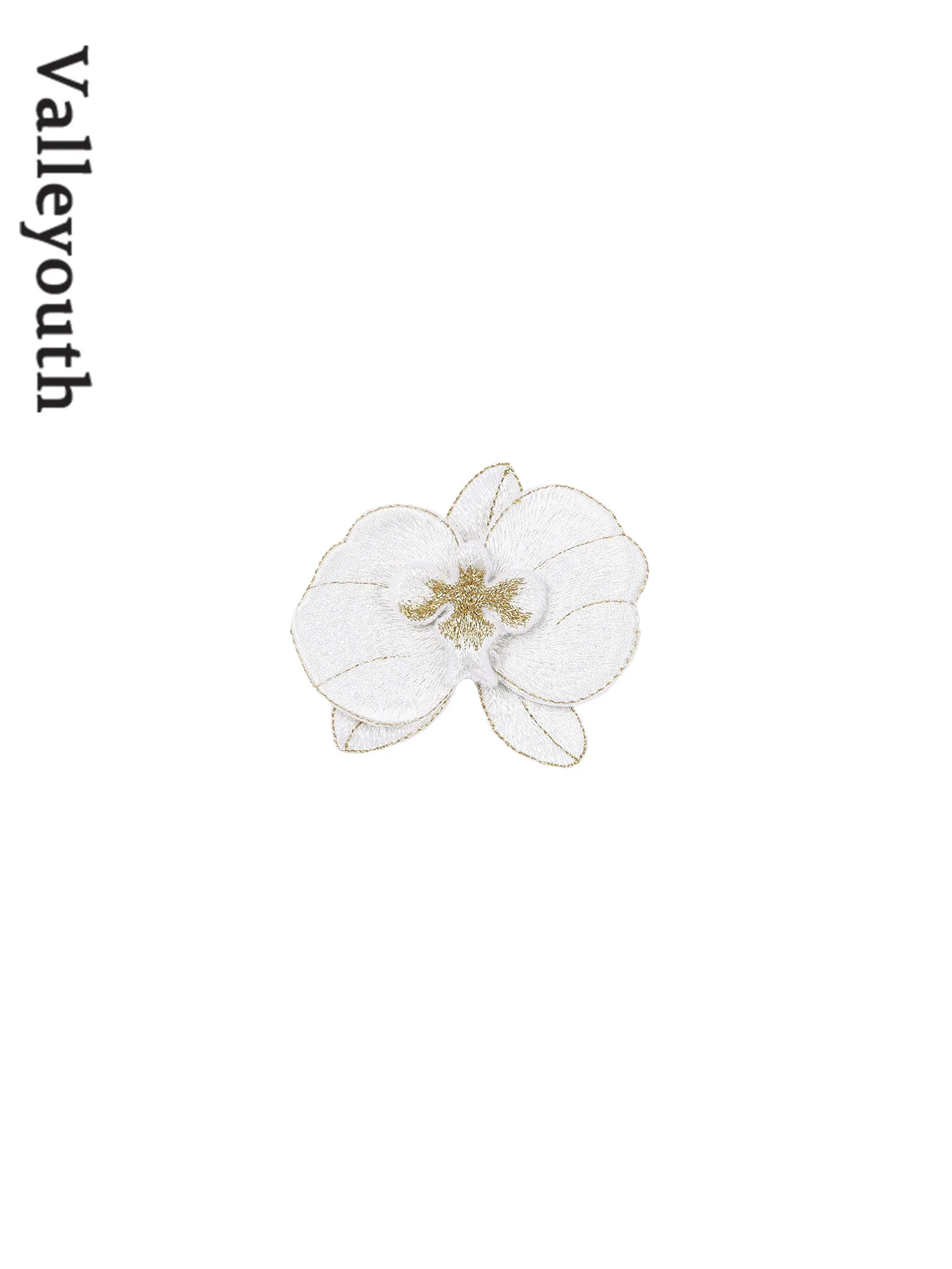 valleyouth-gold-embroidered-3d-orchid-pin-independent-brand-faion-accory-for-men-and-women