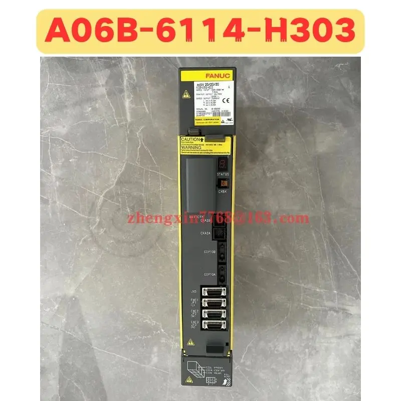 

Second-hand Servo Drive A06B-6114-H303 A06B 6114 H303 Normal Function Tested OK